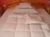 Antiallergn mszl tltet 3 rszes gynem 135x185 cm vkony nyri paplannal szolid khaki pttys mints