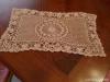 Kis kttt asztaltert 41x28 cm drapp