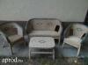 Rattan kanap 2 db fotel 1 db dohnyzasztal Vecssen most Olcsn