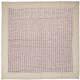 Vszon textil asztaltert kb 80 x 80 cm barna natr kocks