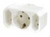 Hlzati eloszt 1 x fldel 2 x euro NV 13 WH 442 1 x vdrintkezs aljzat 250 V 16 A 3500 W 2 x euro aljzat 250 V 2 x 2 5 A 2 x 500 W ssz max 250 V 16 A 3500 W