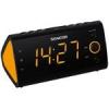 Orange szn LED kijelzvel SCR 170 OR Digitlis kijelzs frekvencia hangolsnl Orange LED kijelz 3 cm FM rdi Dtum v kijelzs Ketts breszts Ismtelt breszts Sleep funkci Kijelz automatiku