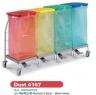 DUST ngyes szennyestart Piros kk srga zld fedllel rilsan bevonattal pedlos Mrete 146x48 2x95 cm 4x70 literes