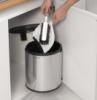 Brabantia Bepthet De Luxe szemetes 15 literes manyag vdrrel Brillant steel sznben
