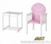 A Klups princess etetszk egy mozdulattal talakthat jtkasztalkv s kisszkk Klups Princess babaszoba kellke mrete 102x47x65 cm A kiszlltsi djjal s rendelsi idvel kapcsolatban keresse
