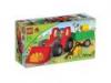 A Lego Duplo Nagy traktor 5647 lersa Arats ideje van LEGO Ville farmjn s a farmer szorgosan gyujti a sznt a mezon Nehz a munka de szp piros traktora s husges kutyja segt a munkban A Lego