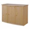 Csand ves 3 ajts feny komd polcos 129x90x56