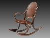 Gyerek hintaszk Gzlt hajltott s pcolt bkkfa lrsze s tmlja ptolt Feljtott llapotban Jelzett Thonet XX sz eleje 62 42 70 cm