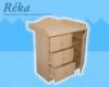 Rka pelenkz szekrny Laminlt btorlapbl kszlt Komdd alakthat 1 ajts s 3 fikos rakodrsz tallhat rajta Mrete 90x40x85cm