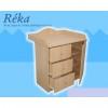 Rka pelenkz szekrny 90 es a termk slya meghaladja a 30 kg ot anyaga laminlt btorlap 1 ajts s 3 fikos mrete 90x40x85 cm komdd alakthat az zletben