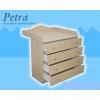 Petra pelenkz szekrny 90 es a termk slya meghaladja a 30 kg ot anyaga laminlt btorlap ngy fikos mrete 90x40x85 cm komdd alakthat az zletben