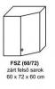 ZILLE FSZ 60x60 as fels zrt sarok elem jobbos