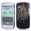 Manyag vd tok htlap Hybrid Protector HULLCSILLAG SAMSUNG GT I8190 Galaxy S III mini FEKETE