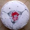 Meditcis lprna Kpzmvszet Otthon lakberendezs Textil Szerelem fa 35 cm tmrj 10 cm magas kerek lprna levehet moshat huzattal Kpzm Meska