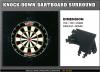 Ngy rszre sztszedhet ngyszgletes fekete puha falvd Steel dart tblkhoz A kpen lthat dart tbla nem rsze a csomagnak