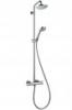 Hansgrohe Croma 100 Showerpipe 27159000 falon kvli zuhanyszett termoszttos csapteleppel Termkadatok Croma 160 fejzuhannyal Termoszttos csapteleppel Ggecsvel Vztakarkos