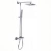 O Cuadro termoszttos zuhany csaptelep fels kifolyval o ECO gomb s biztonsgi hmrsklet stop 38 C on o Cuadro vzkmentes zuhanyfej 200x200mm o Cuadro vzkmentes kzizuhany 1 funkci o Automata 