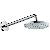 HANSGROHE Raindance EcoSmart fejzuhanyok Raindance S 180 AIR tnyr fejzuhany EcoSmart DN15 100 mm es mennyezeti csatlakozval krm 27464000