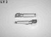 LBTART 1 pr Hts Yamaha TDM 850 Modell LY2 anodizlt ezst szn flkr alak
