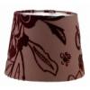 Asztali lmpaerny E14 tm:15,5cm, mag:12cm homok/vrsesbarna