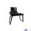 ModeCom Notebook Asztal - PF10 (beptett htventiltor; llthat Led lmpa; 4portos USB Hub; llthat mag.; fekete)