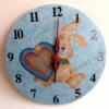 Falira nyuszival Dekorci Otthon lakberendezs Baba mama gyerek Falira Decoupage szalvtatechnika Az ralapot fehr alapoz festkkel kentem be majd rragasztottam a rostselyem paprt szrads utn