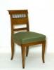 Biedermeier szk cseresznye krpitozott ls s ebonised elemek httmla krlbell 1820 ban