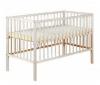 Klups Radek X emelhet magassg kisgy 120x60 fehr bialy Egyszer fa rcsos kisgy amely minsgi Borovi fenybl kszlt Klups Radek X emelhet magassg kisgy 120x60 fehr bialy 60x120 cm es krb
