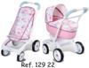 Smoby - 523138 Hello Kitty Fekv babakocsi 55 cm magas a fogantyuja