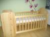 Fenyfbl kszlt nagyon szp vadi j 2 funkcis kisgy hozz val 120x60x7 cm es kkuszmatraccal s pelenkz lappal a kpe