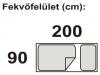 Alez vdhuzat matracokhoz gybettekhez 90x200