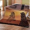 Mints pamut pld leoprd 200x220cm Naturtex