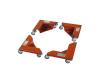 Sarok szllt grg acllemezbl hegesztett piros Terhelhetsg 4x150 kg kszlet Kls mret Sz x M x M 366x204x85 mm 840887