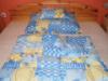 3 rszes nyri gynem garnitra 140x220 cm es extra hossz vkony paplannal antiallergn tltettel kk srga virgos mints