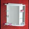 Sapho Tkrs szekrnyek Sapho Radana 60x60x11 tkrs szekrny halogn lmpval 44018