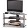 Mrete 95 60 51 cm Alumnium oszlop vz 10 7 7mm vastag biztonsgi veglap fekete veg polcok Rendelhet a kpen lthat kivitelben Tv Mdia HiFi llvnyok modern vagy