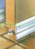 Ajt al szerelhet huzat elleni szigetel profil fehr 30 mm x 1 m