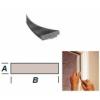 ntapads Ajt Ablak Szigetel Szalag Lapos Profil 8x2mm Fekete