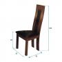 DANTE szk mogyor s fekete textilbr kivitelben mret 105 X 47 X 42