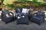 Allibert Corfu II SET rattan kertibtor szett