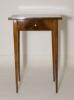 Biedermeier asztal masszvan magas kpos lbak egy fikkal s di furnr 1820