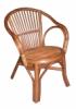 Rattan fotel kerek llappal