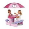 Smoby 310164 Hello Kitty piknikasztal napernyvel