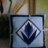 Patchwork dszprna huzat Otthon lakberendezs Dekorci Lakstextil Dsz Patchwork foltvarrs Varrs Patchwork varrssal kszlt dszprnahuzat Anyaga pamut selyem Mret 36 34 cm A prna htoldala eg