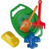 D Toys Lapt gereblye kt forma s szita homokoz szett