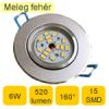 Bepthet spot lmpatest billenthet kivitelben Ez a led lmpa 30 mm es magassgnak ksznheten kis helyen elfr A 15 db 5730 smd led fnyteljestmnye ersebb mint egy 50 wattos halogn spot