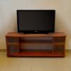 A MISI pcolt egyedi TV llvny cseresznye sznre pcolt gynyr btor Stabil tmr feny TV Hi Fi llvny 2 oldalt kis mret veges ajtkkal