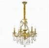 Gioconda SP6 Oro Klasszikus Csillrfggesztk Ideal Lux Lmpa Mretek Magassg min 930 mm max 1180 mm tmr 620 mm Szn antikolt arany lmpatest kristly dekor