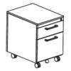 EQ209C kontner Irodabtor Mobil kontner