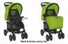 Bertoni Foxy babakocsi Black green sunny city